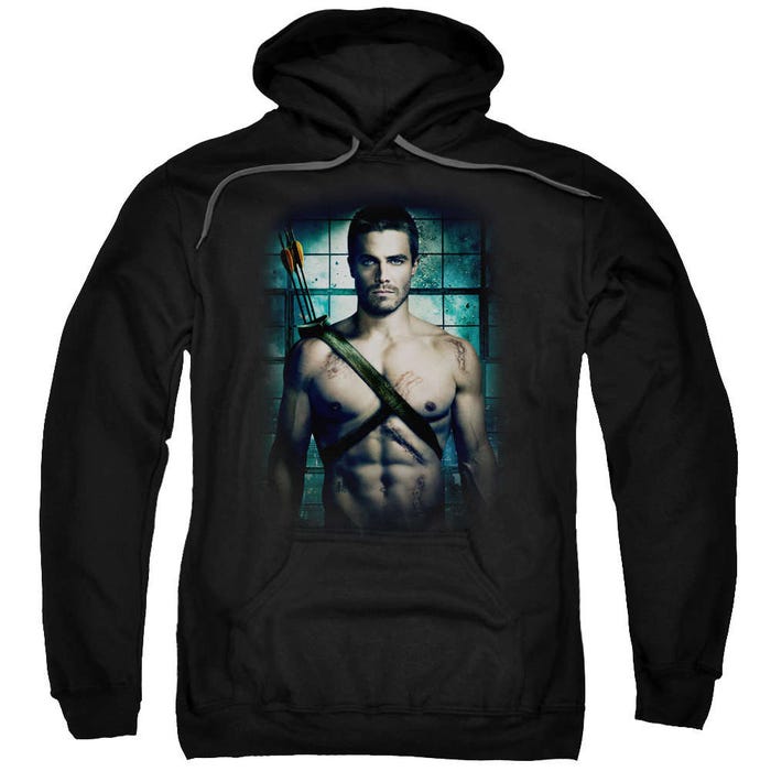 Arrow Shirtless Hoodie