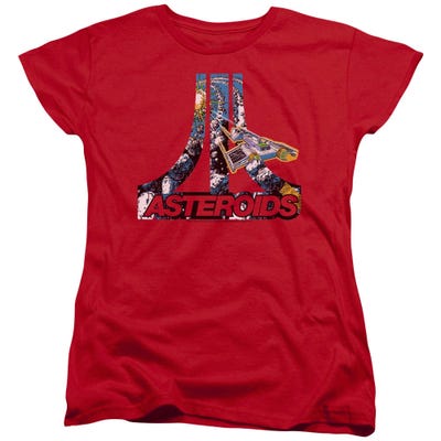 Asteroides Atari Womens T-Shirt