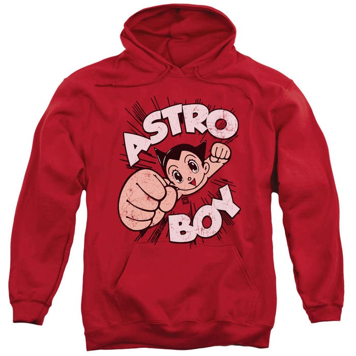 Astro Boy Flying Big Punch Logo Hoodie