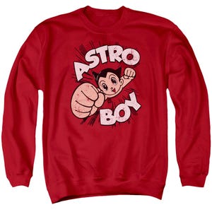 Astro Boy Flying Big Punch Logo Sweatshirt