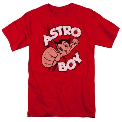 Astro Boy Flying Big Punch Logo T-Shirt