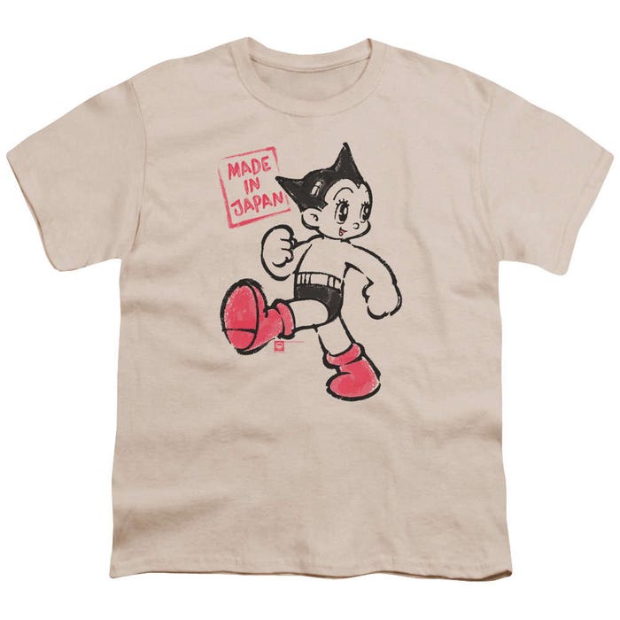 Astro Boy Made in Japan Classic Cartoon Logo Kids T-Shirt