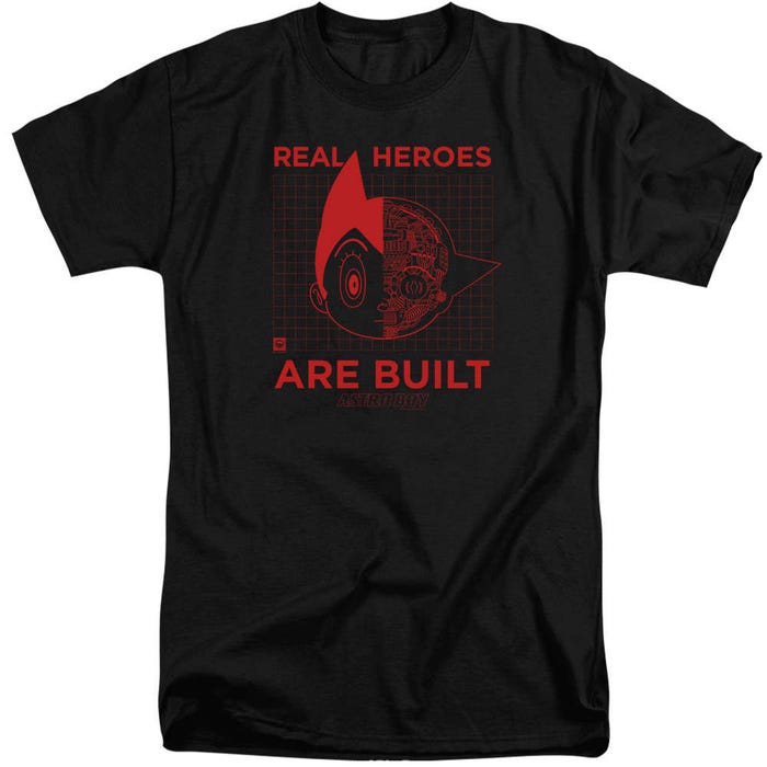 Astro Boy Real Hero heroes are Built Tall T-Shirt