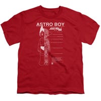 Astro Boy Schematics Anatomy of Astroboy Kids T-Shirt