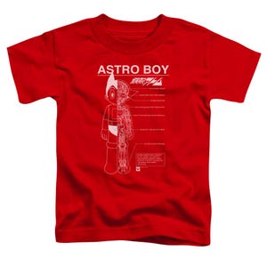 Astro Boy Schematics Anatomy of Astroboy Toddler T-Shirt