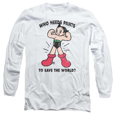 Astro Boy Who Needs Pants… To Save the World? Long Sleeve Shirt