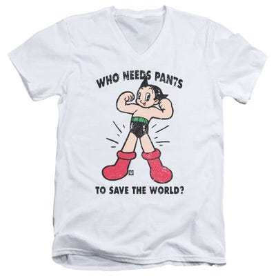 Astro Boy Who Needs Pants… To Save the World? V-Neck T-Shirt