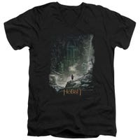 At Smaugs Door The Hobbit V-Neck T-Shirt