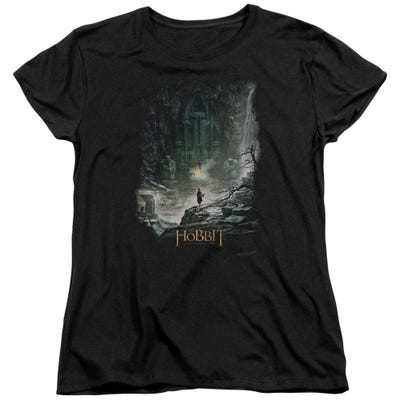 At Smaugs Door The Hobbit Womens T-Shirt