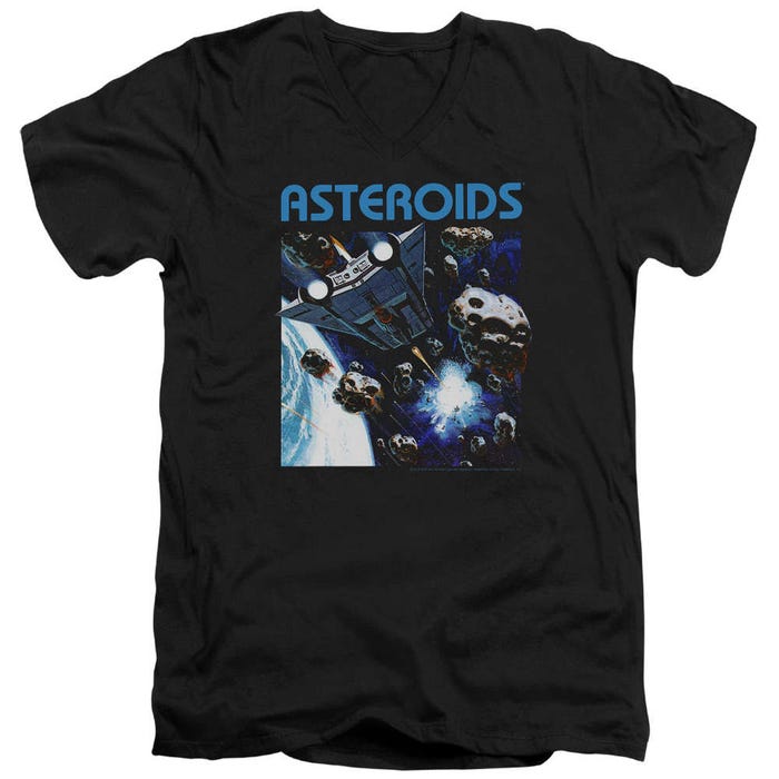 Atari 2600 Asteroids V-Neck T-Shirt
