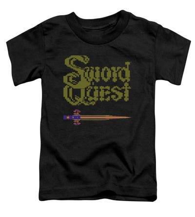 Atari 8 Bit Sword Quest Toddler T-Shirt