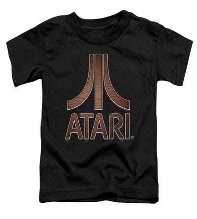 Atari Classic Wood Emblem Toddler T-Shirt