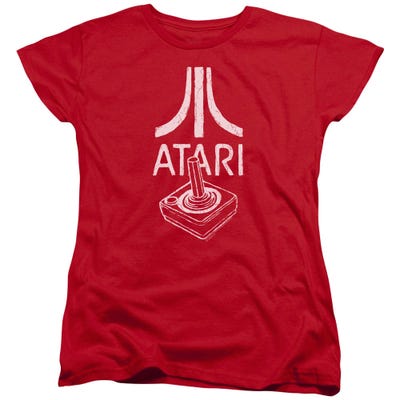 Atari Joystick Logo Womens T-Shirt