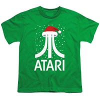 Atari Pixel Santa Hat Kids T-Shirt