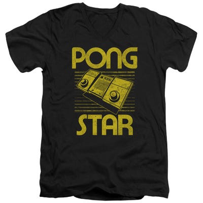 Atari Pong Star V-Neck T-Shirt