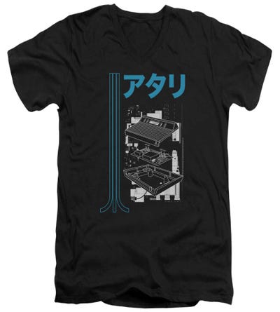Atari Schematic V-Neck T-Shirt