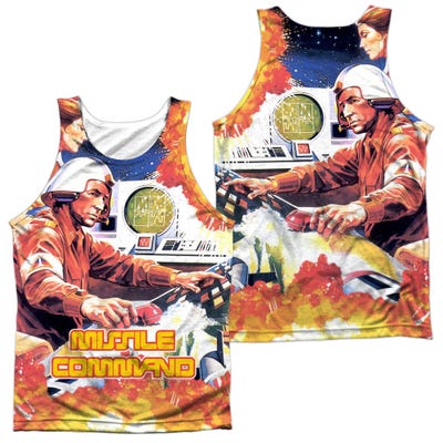 MISSLE COMMANDER ATARI Front & Back Sublimation Tank Top
