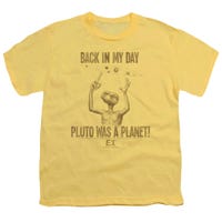Back In My Day Pluto Was A Planet E.T. Extra-Terrestrial Kids T-Shirt