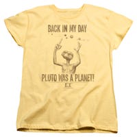 Back In My Day Pluto Was A Planet E.T. Extra-Terrestrial Womens T-Shirt