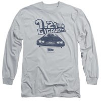 Back to the Future 1.21 Gigawatts Delorean Long Sleeve Shirt