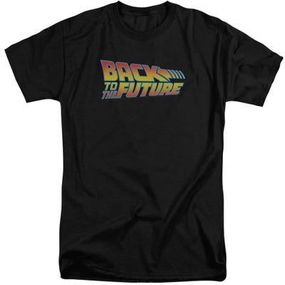 Back to the Future Classic Logo Tall T-Shirt