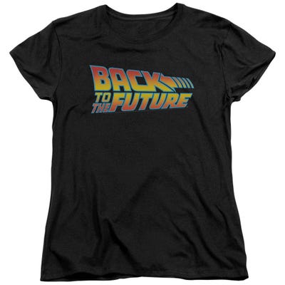 Back to the Future Classic Logo Womens T-Shirt