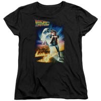 Back to the Future Classic Movie Poster Womens T-Shirt