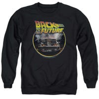 Back to the Future Delorean Time Machine Back View Logo Sweatshirt
