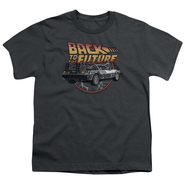 Back to the Future Delorean Time Machine Kids T-Shirt