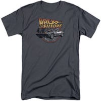 Back to the Future Delorean Time Machine Tall T-Shirt