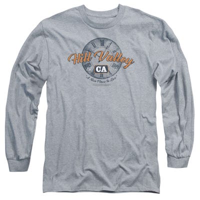 Back To The Future Hill Valley, CA Long Sleeve Shirt