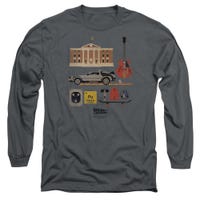 Back to the Future Items Mash UP Long Sleeve Shirt