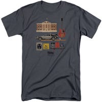 Back to the Future Items Mash UP Tall T-Shirt