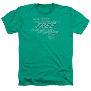 Back to the Future Make Like a Tree Heather T-Shirt