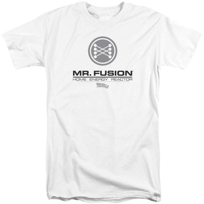Back to the Future Mr. Fusion Home Energy Reactor Logo Tall T-Shirt
