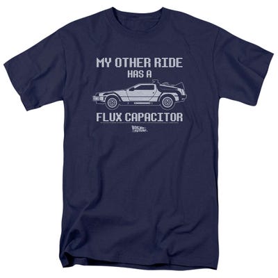 Back to the Future My Other Ride Has a Flux Capacitor Delorean T-Shirt