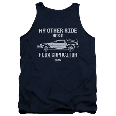 Back to the Future My Other Ride Has a Flux Capacitor Delorean Tank Top