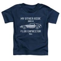 Back to the Future My Other Ride Has a Flux Capacitor Delorean Toddler T-Shirt