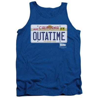 Back to the Future Outatime License Plate California Tank Top