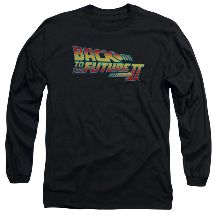 Back to the Future Part 2 Classic Logo Long Sleeve Shirt