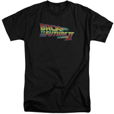 Back to the Future Part 2 Classic Logo Tall T-Shirt