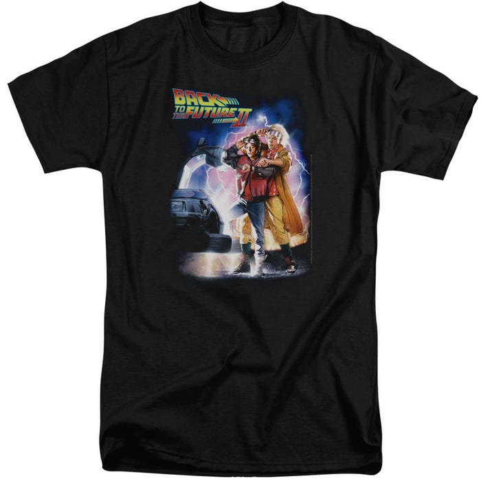 Back to the Future Part 2 Movie Poster Tall T-Shirt