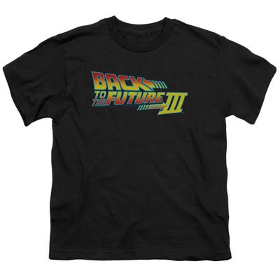 Back to the Future Part 3 Classic Logo Kids T-Shirt