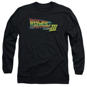 Back to the Future Part 3 Classic Logo Long Sleeve Shirt