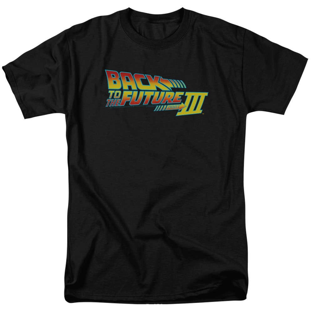 Back to The Future 1.21 Gigawatts DeLorean Men's T Shirt Time Machine Movie Logo