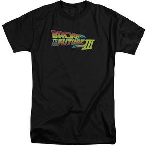 Back to the Future Part 3 Classic Logo Tall T-Shirt