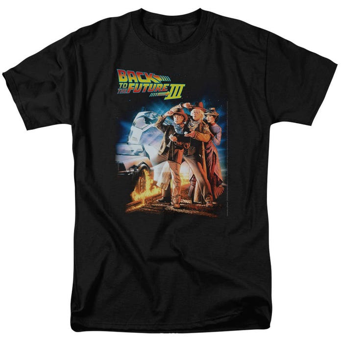 Back to the Future Part 3 Moive Poster T-Shirt