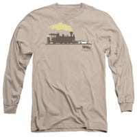 Back to the Future Pushing The Delorean Long Sleeve Shirt