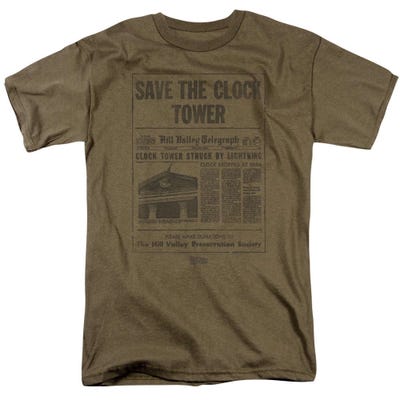 Back to the Future Save the Clock Tower T-Shirt