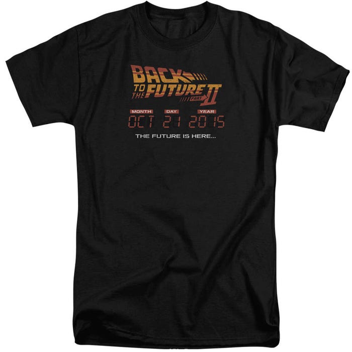 Back to the Future The Future is Here Oct. 21st 2015 Tall T-Shirt
